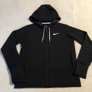 Black Nike Hoodie with Zipper